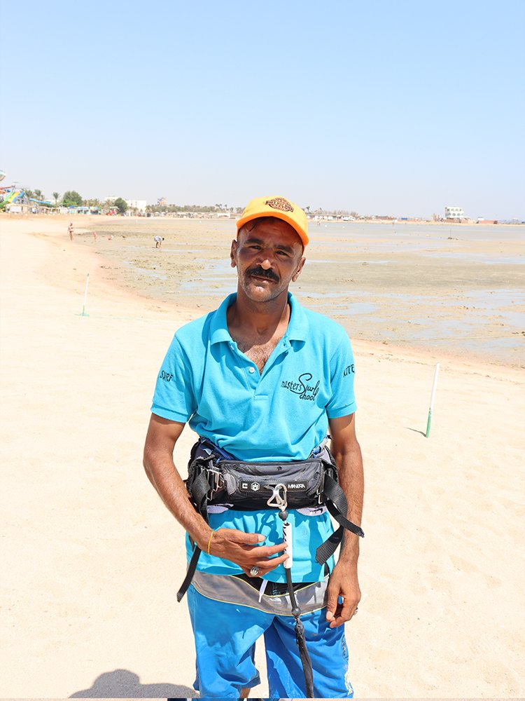 Kitesurf-Instruktor Osman Trainerteam in Hurghada