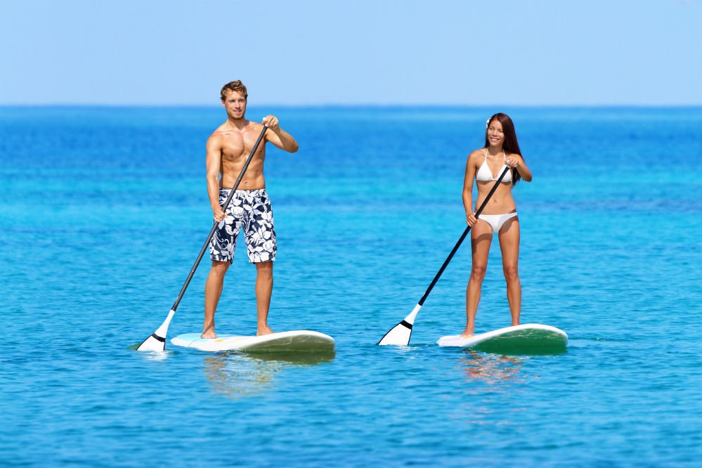 Stand up paddle boarding on the Red Sea in Hurghada Egypt – Masters Surf School