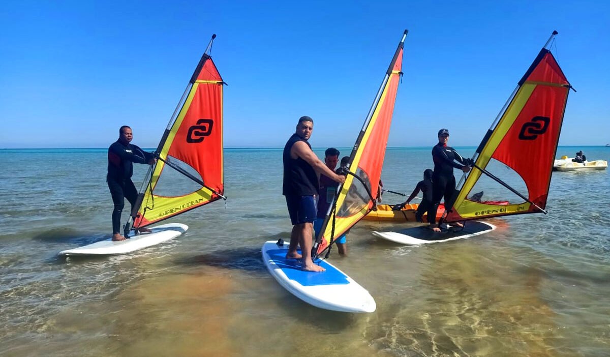 Entrenamiento de windsurf profesional Hurghada