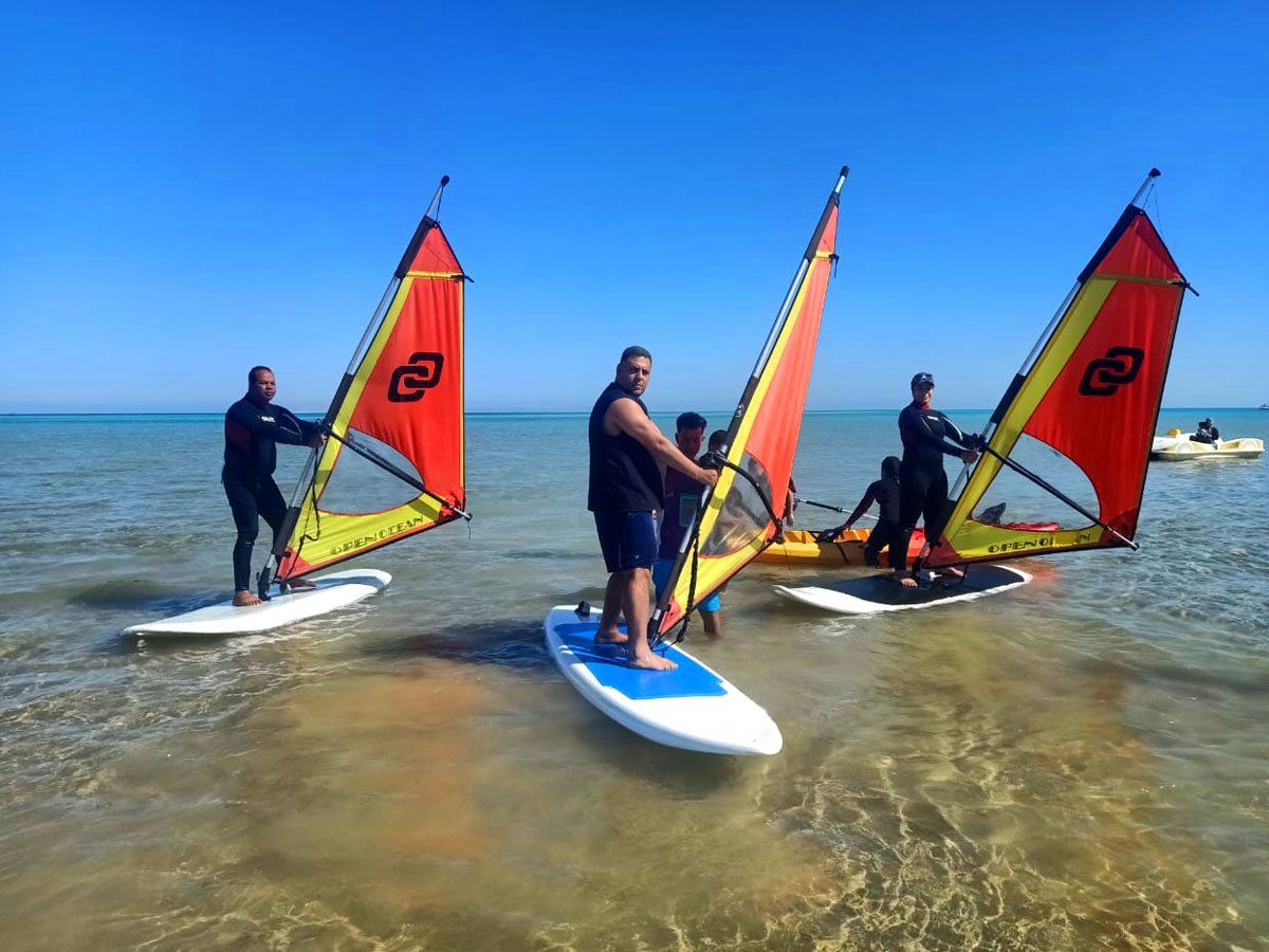 Entrenamiento de windsurf profesional Hurghada