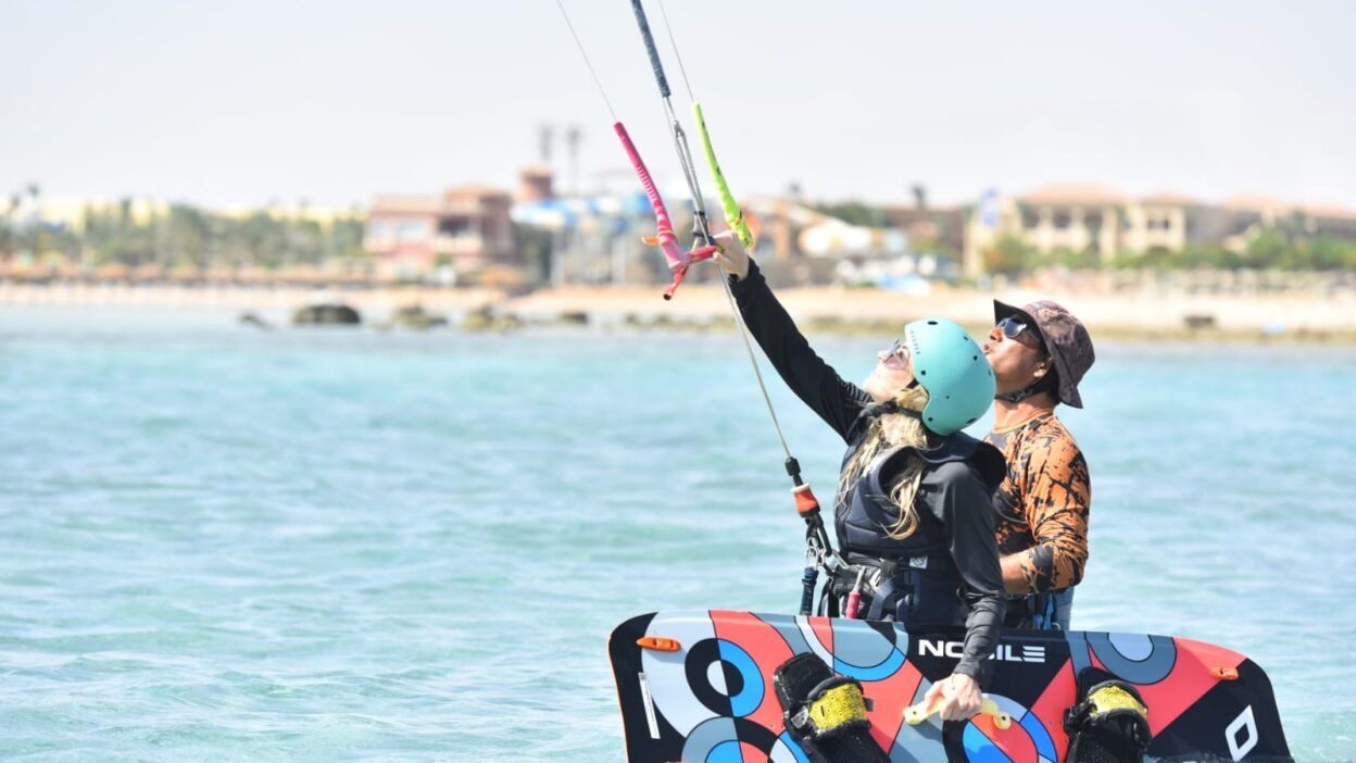 IKO-zertifizierter Kitesurfing-Lehrer Hurghada Lehrstudent