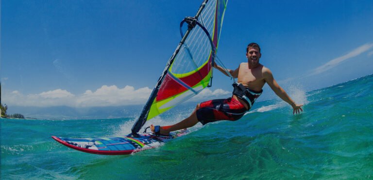 Windsurfing on the Red Sea in Hurghada Egypt